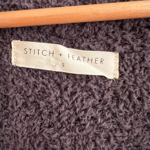 Stitch + Feather Oversized Comfy Cardigan Size L - Picture 3 of 4